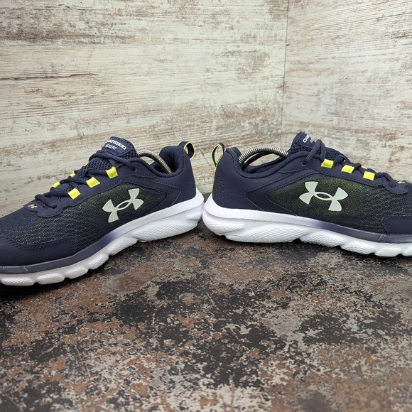 Mens Under Armour Charged Assert 9 Running Shoes Sz 10 Used 3024590 404 - Picture 5 of 8